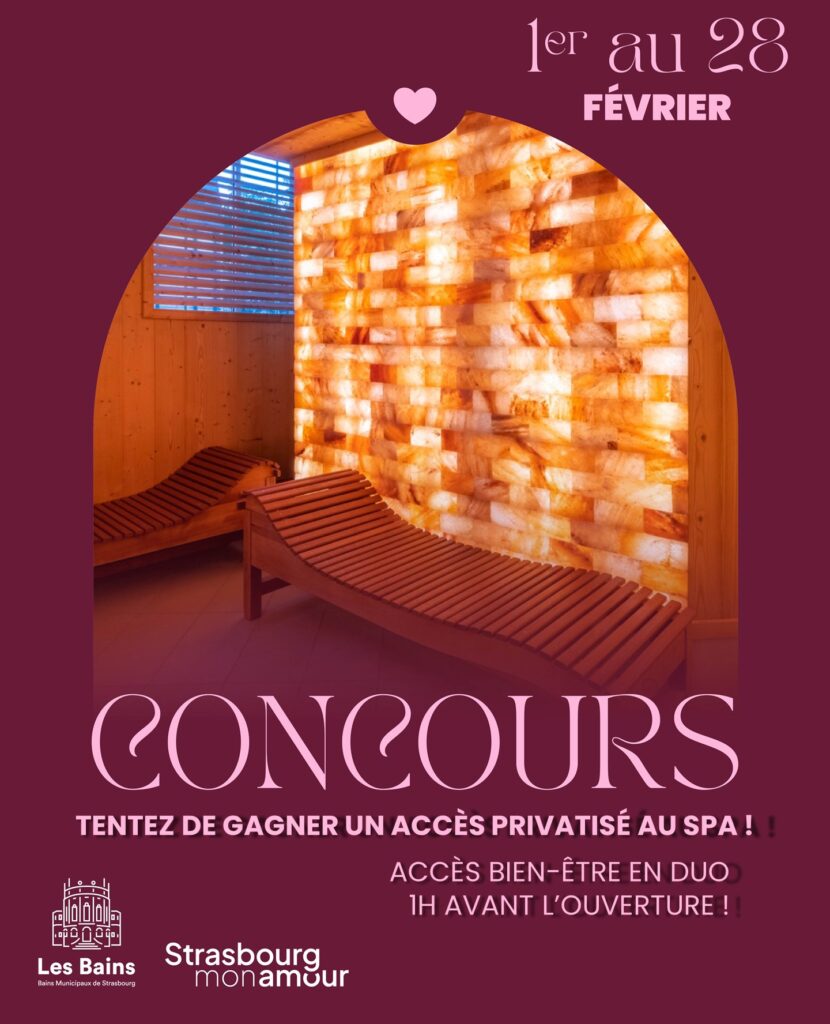 Jeu concours spa bains municipaux de Strasbourg
