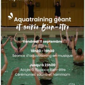 Aquatraining géant et soirée Bien-être